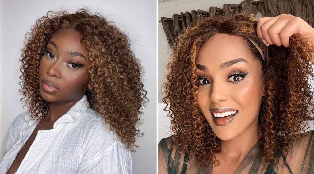 Brown wigs